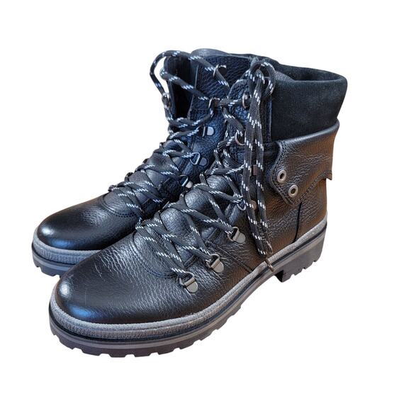 Eric Michael Womens Cynthia Boot Black Leather EU40 US 9 - Picture 1 of 13